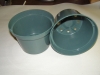 Green Plastic Azalea Pot. 10 inch. 5 pack.  OUT OF STOCK. DO NOT ORDER