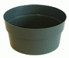 Green Plastic Pan/Bulb Pot. 10 inch. 5 Pack.